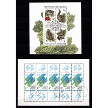 Tjekkiet - Plancher med diverse miniark - Stemplet.